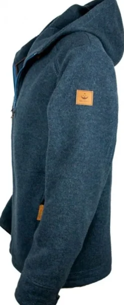 Steinkauz Lodenfleecejacke Kapuzenhuber