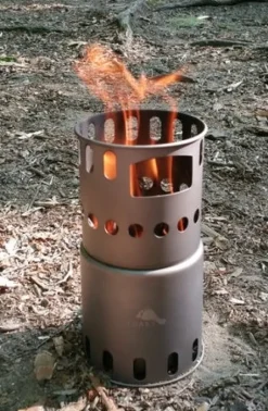 TOAKS Titanium Backpacking Wood Burning Stove