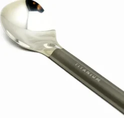 TOAKS Titanium Long Handle Spoon w Polished Bowl