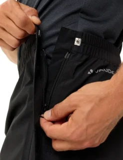 VAUDE Mens Yaras Rain Zip Pants IV