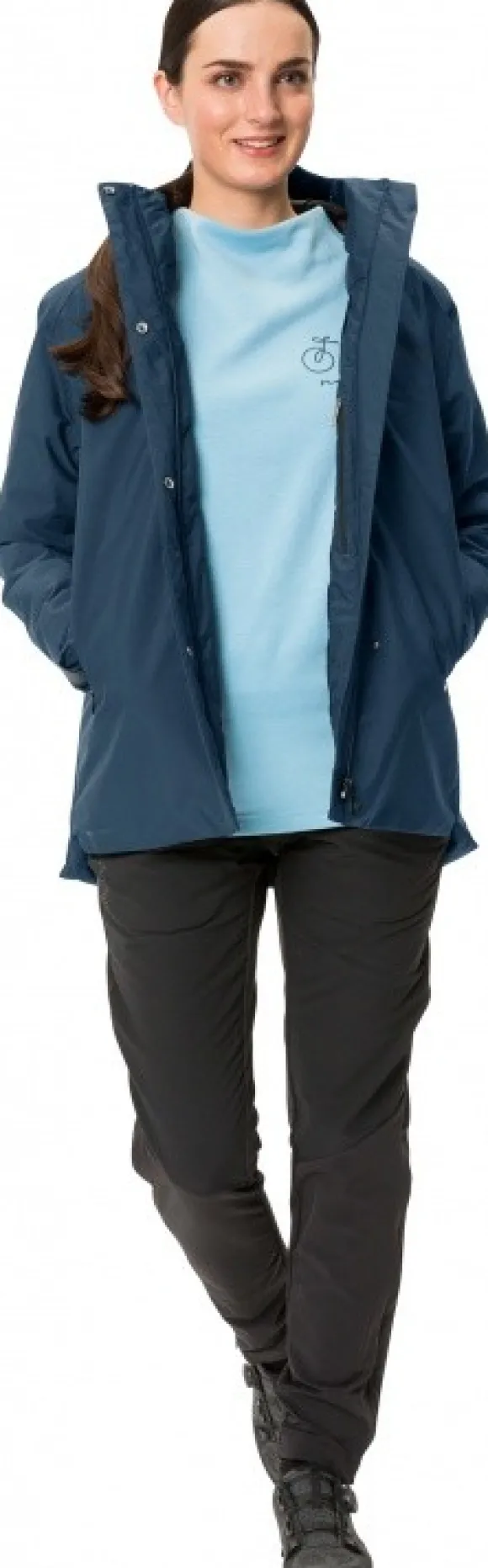 VAUDE Womens Cyclist Warm Rain Jacket